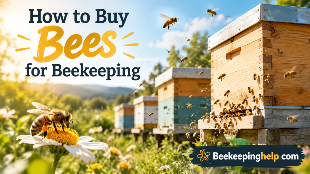 How to buy bees for beekeeping - hero image